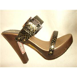 high heel shoe, lady sandal