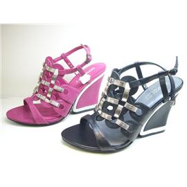 leather sandals, fashion lady shoe S4009