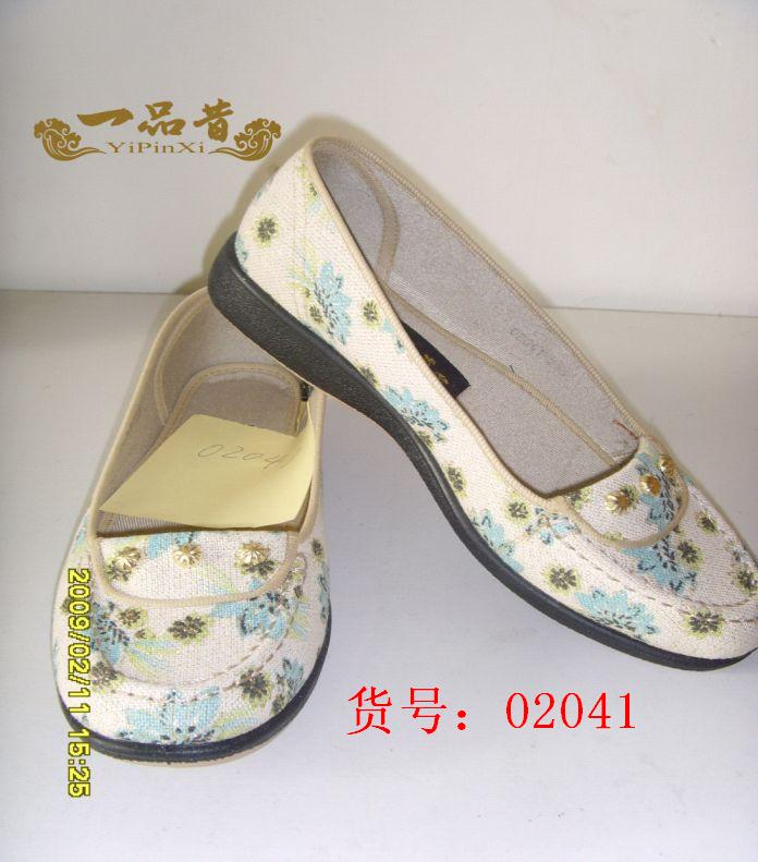 一品昔布鞋、老北京布鞋招商、加盟连锁老北京布鞋20090228