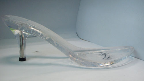 PC transparent shoe heel 8825