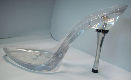 PC transparent shoe heel 8865