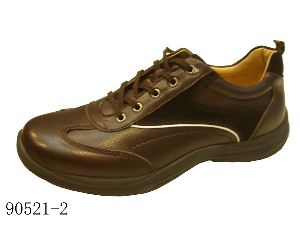 mn's leather casual shoes