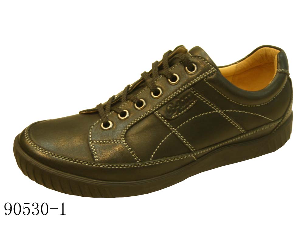 men's leather casual shoes