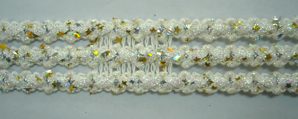 Glitter knitting strip