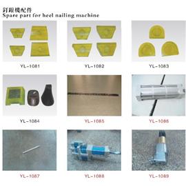 Spare part for heel nailing machine