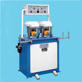 Double headed shoe vamp shaping machine 