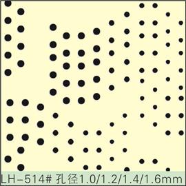 LH-514#孔径1.0/1.2/1.4/1.6mm 冲孔加工 鞋面冲孔 皮料冲孔