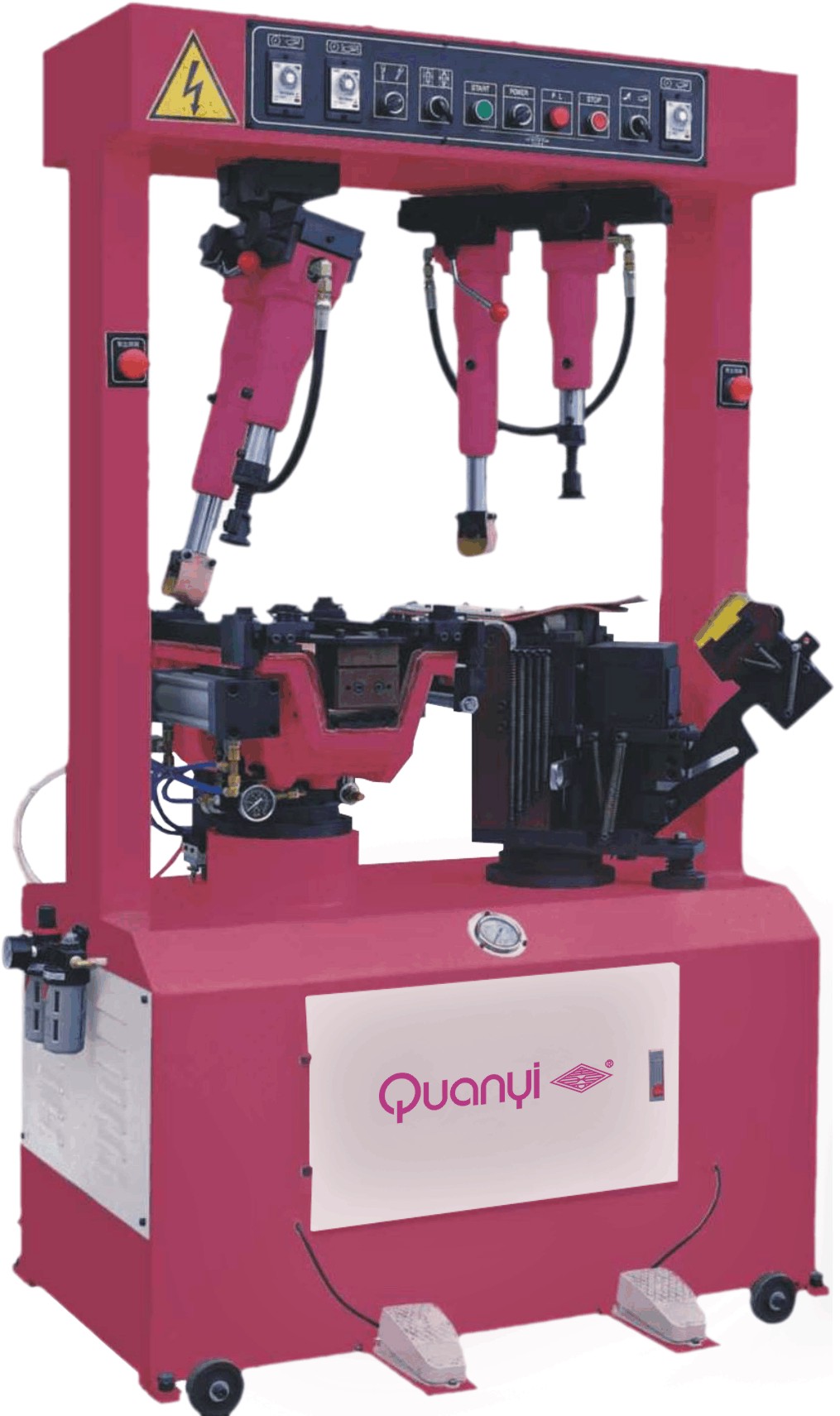 QY766B Universal wall type auto-balanced sole pressing machine