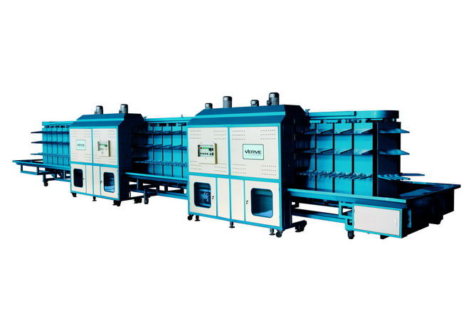 V16 Multi-Layer Rotated Closed Infrared Ray Soften Production Line