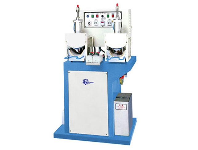 Steaming hot melt adhesive toe softening machine