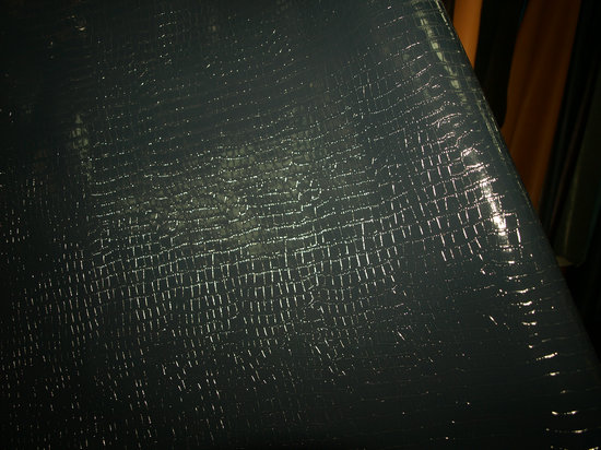 Cow leather crocodile pattern 5