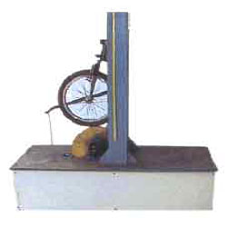 Bicycle front fork spring vibration testing machine