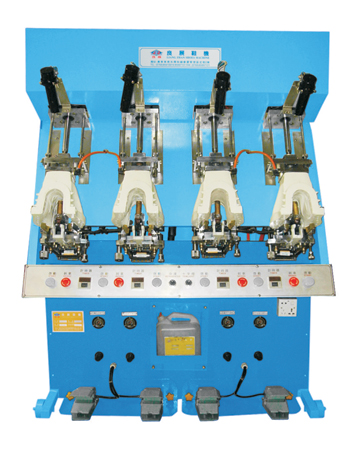 LZ-604-Inclined style  four cold heel setting machine