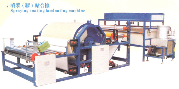 Spraying coating laminating machine