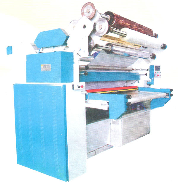 Hot stamping &amp; Iaminating machine for leather