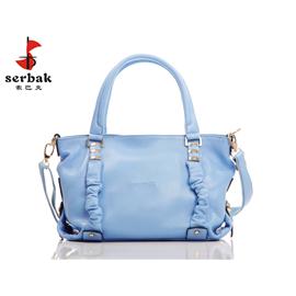 serbak woman’s fashion messenger bag/handbag, soft leather casual bag