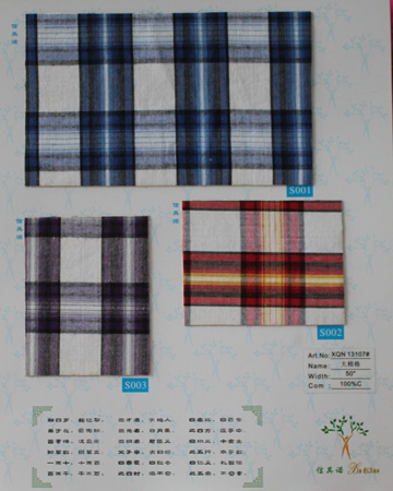 Yarn dyed Plaid XQN13107