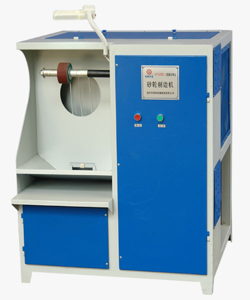 Box type dust collecting shoe last grinding wheel machine