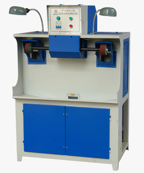 Box type dust collecting and grinding wheel margin cutting machine(two heads)