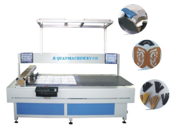 Computer leather cutting machine