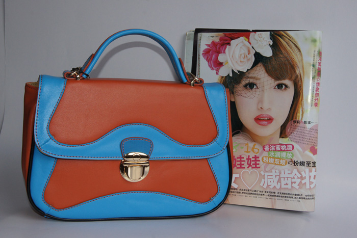 Leather female bag 038