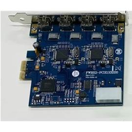FWBX2-PCIE1XE220 4接口 1394B采集卡