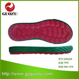 厂家供应童装TPR休闲鞋底 质量保证 款式多种 正在热销GZ8326