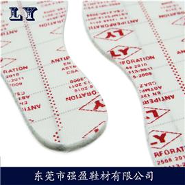 东莞市安全鞋材厂家，温州抗静电防刺穿布中底，防穿刺布中底图片