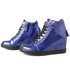 女靴EF910-蓝色安强鞋样设计  时尚女靴