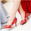 伯昇|婚礼鞋|BSF-18338|红色凤凰鞋图片