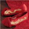 伯昇|婚礼鞋|BSF-19689|复古风平底鞋图片