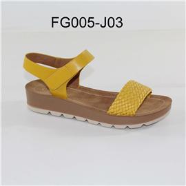 FG005-J03 YELLOW 女士注塑凉鞋