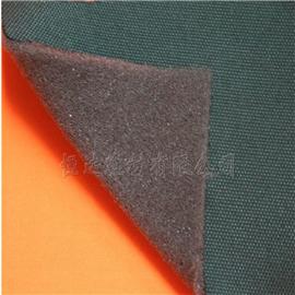 Black 2mm foam padded bonding 600D Oxford cloth | shoe material bonding factory | ordinary bonding