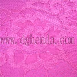 Hot Melt adhesive compound of Peach Lace Fabric