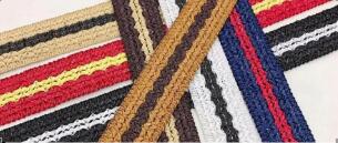 鸿亿织带 | 彩色条纹编织带：时尚潮流，色彩丰富！