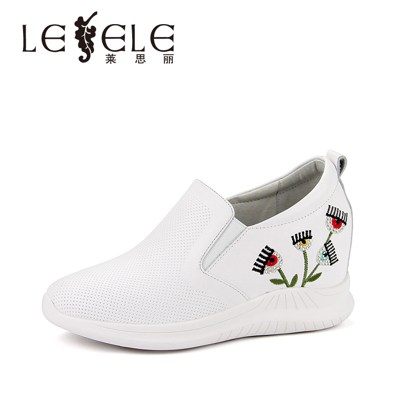 LESELE New embroidered loafers for spring