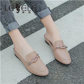 Lesele flat heel sweet student slippers women's bag head women's shoes | le5907