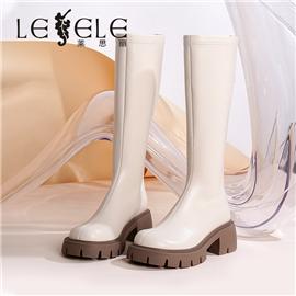 LESELE|莱思丽2022冬季新款潮流时尚修腿百搭长筒靴LD10501图片