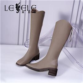 LESELE|莱思丽2022冬季新款潮流时尚修腿百搭长筒靴LD10455图片