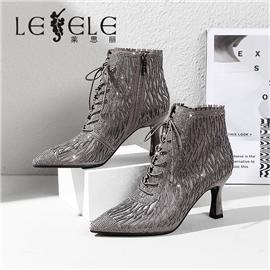 LESELE|莱思丽冬季新款烫钻短靴 性感吸晴 LD7658