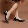 LESELE|莱思丽2022春季新款浅口女单鞋女细跟时装高跟鞋LA7352图片