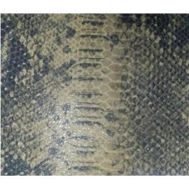  供应优质立体蛇纹贴膜牛皮 2-020 同睿皮革图片