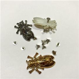 昆虫形状五金配件 厂家直销大知了昆虫 箱包皮具配件  30mm