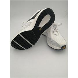 HPW01,荧光白/灰3D纺织精品跑鞋