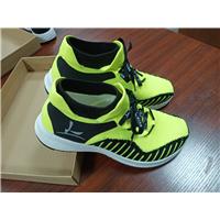 HPW01,荧光绿/黑 3D纺织精品跑鞋图片