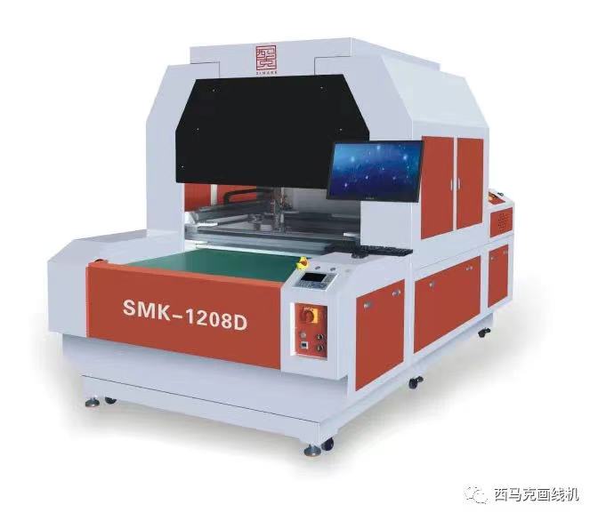 西马克 | SMK-1208D全自动智能双头画线机，采用智能电脑操控，画线精度高
