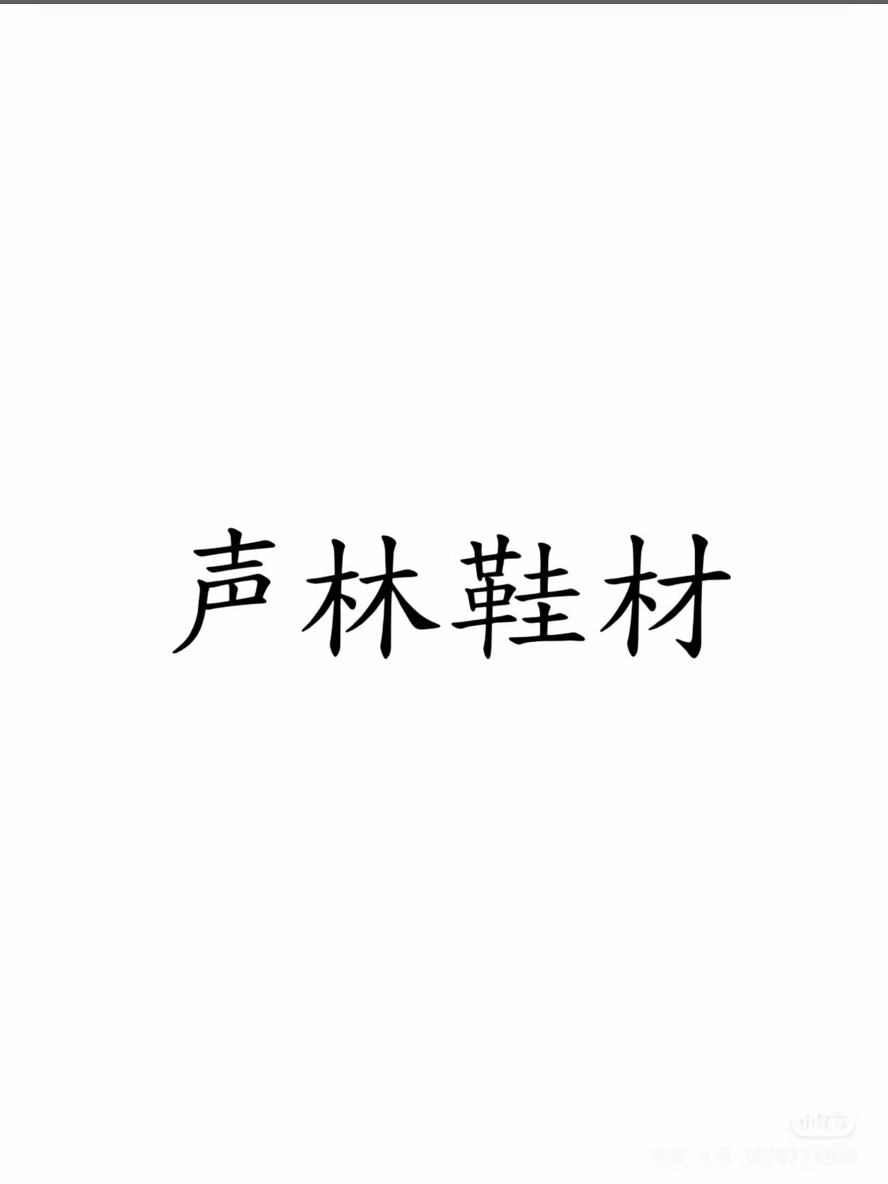 温州市声林鞋材