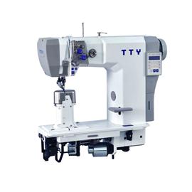 TTY-9923 Fully automatic double needle post bed roller feed sewing machine 