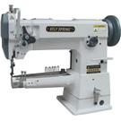 SINGLE NEEDLE UNISON FEED CYLINDER SEWING MACHINE(HORIZONTAL DROP FEED,SUITABLE FOR OVER LOCKSTITCH)