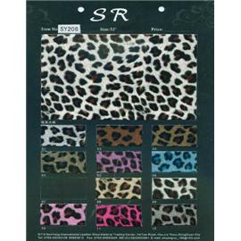 Mirror leopard grain PU leather SY206 